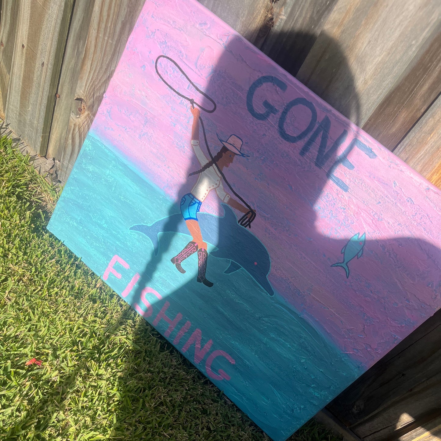 GONE FISHING