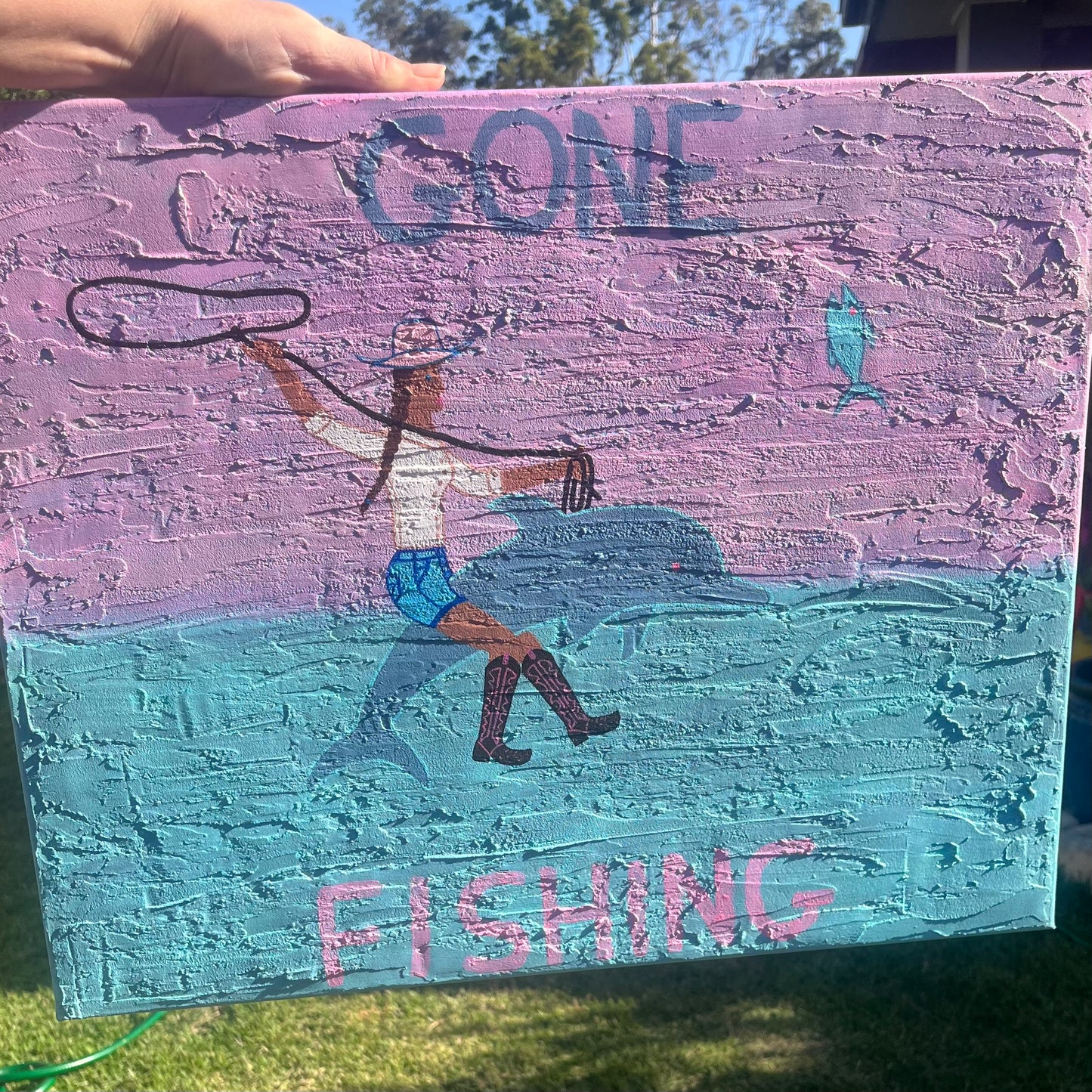 GONE FISHING
