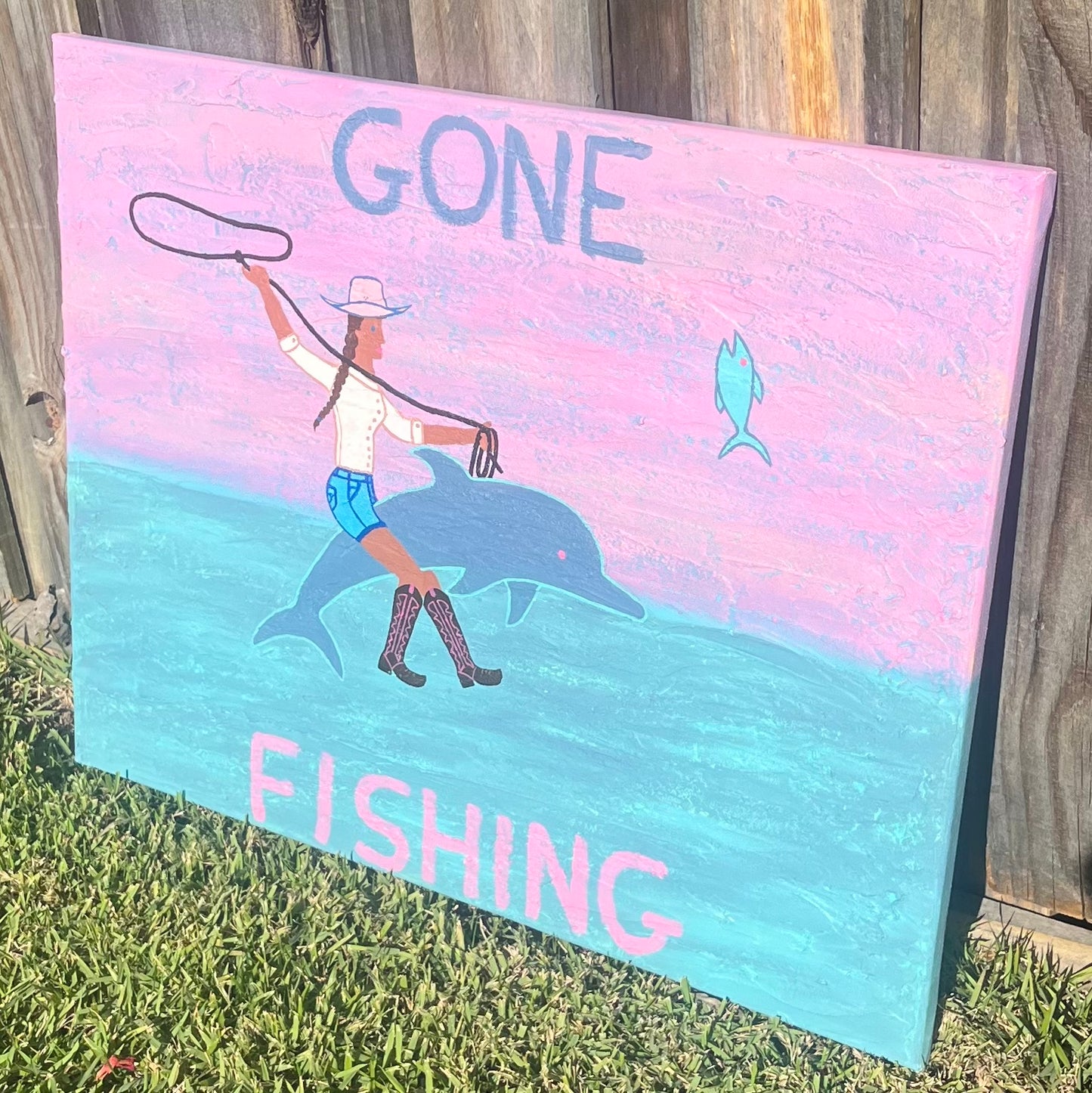 GONE FISHING