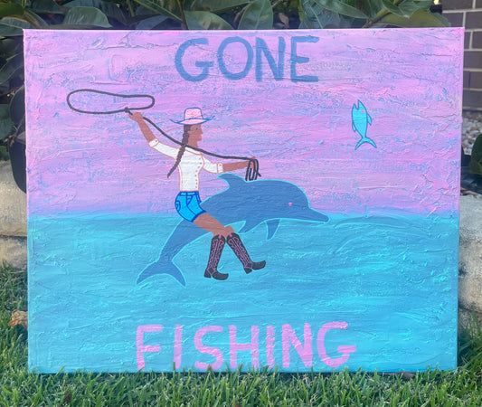 GONE FISHING